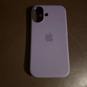 Apple Lavender Silicone Phone Case
